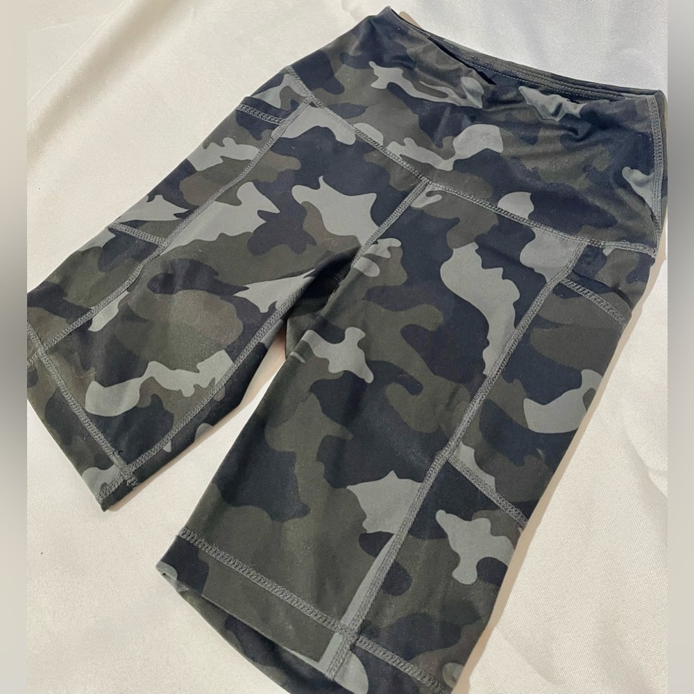 Camo Biker Shorts